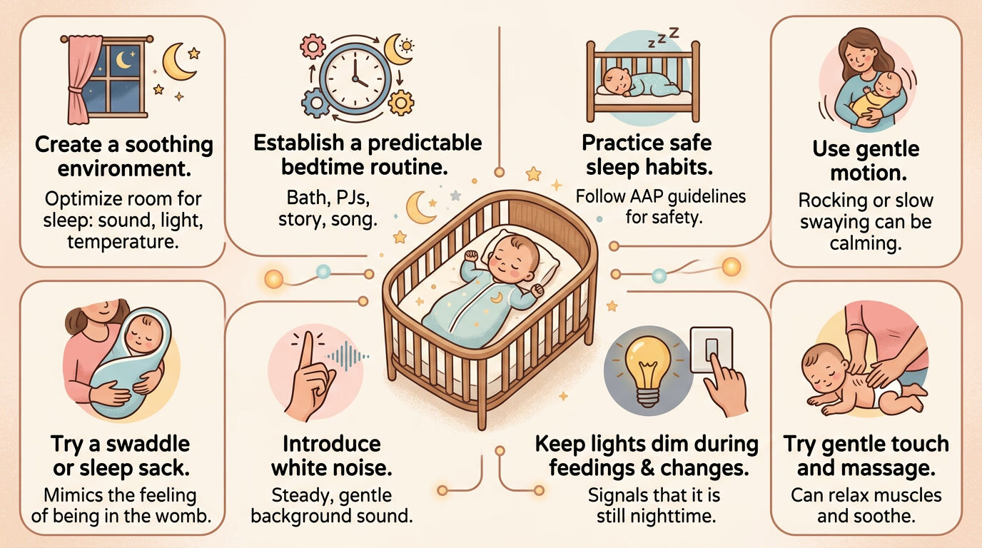 Baby Sleep Solutions: 8 Ways to Soothe Your Infant to Sleep
