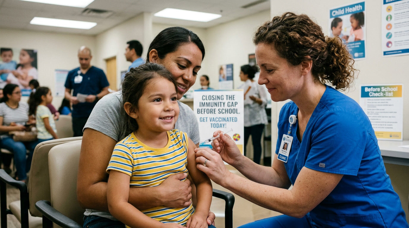 Immunisations: Closing the Immunity Gap Before School